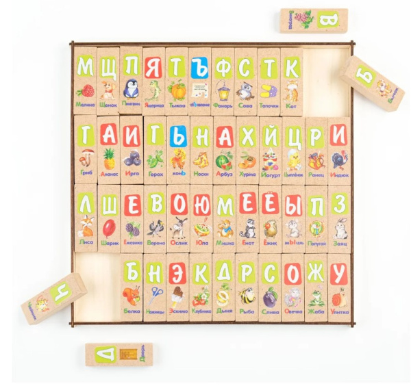 Игра настольная Джанга 'Алфавит' Мдф, 499