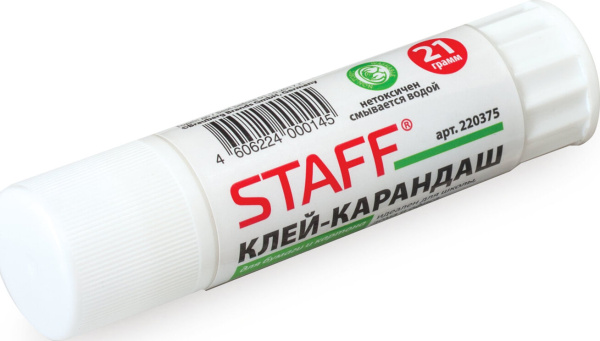 Клей-карандаш 21 г STAFF Everyday, 220375