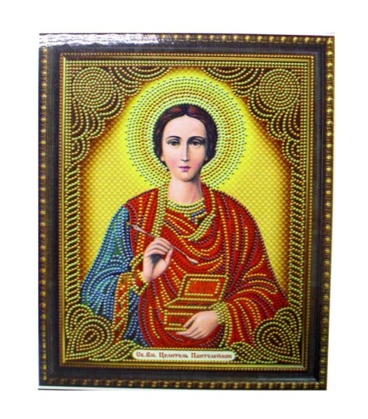 АЛМАЗНАЯ МОЗАЙКА , DARLENS , 'ПАНТЕЙЛЕМОН ИСЦЕЛИТЕЛЬ' , 270х330 мм, 11 цв, AS73473